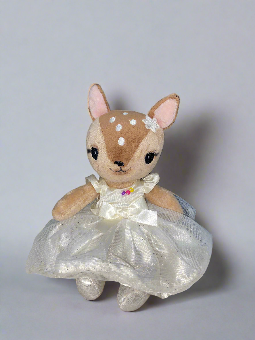 Fancy Frock Deer Doll