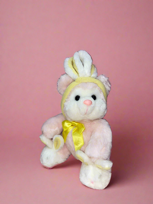 Bunny Face Pink Teddy Bear