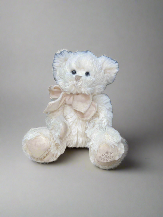 White fur Teddy Bear ultra soft