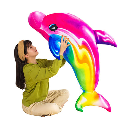 Rainbow Dolphin | Plush & Pillow