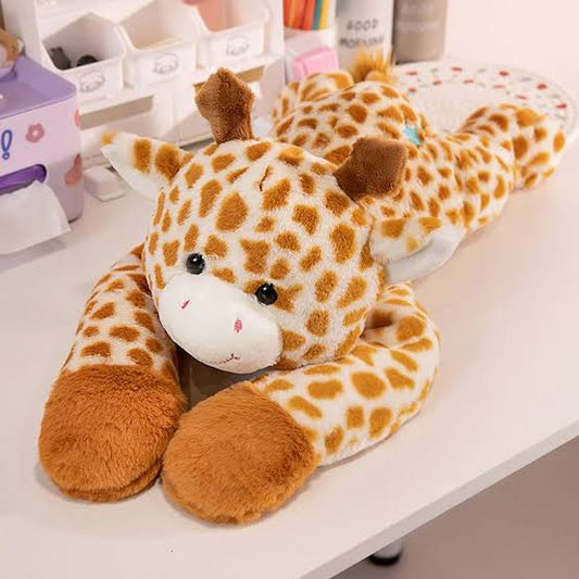 4.5ft giraffe | Bed Cuddle Laying Plush