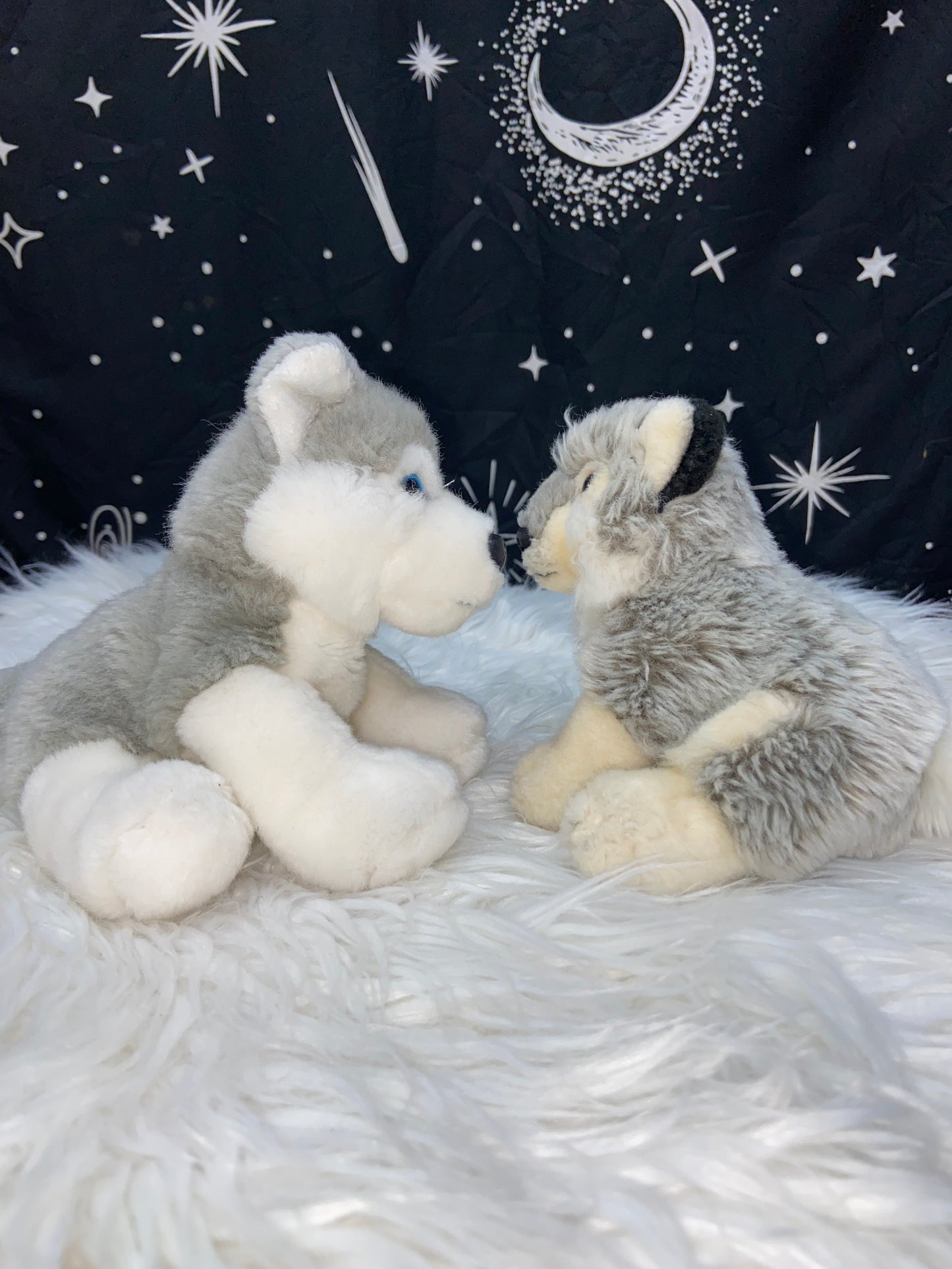 Pack of 2 | Siberian Tiger & Husky Plush